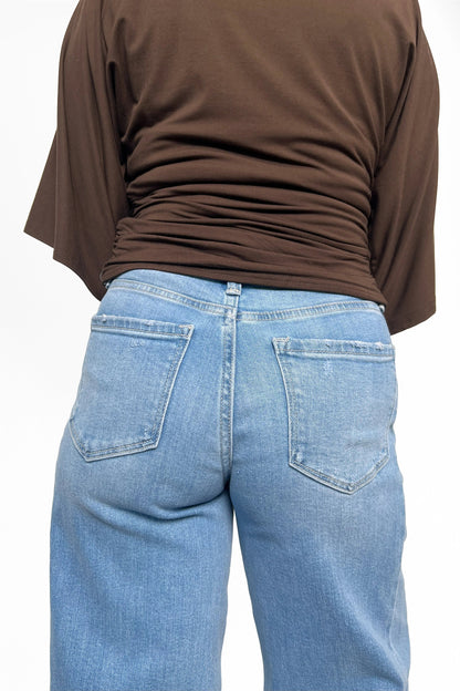 The Nikki High-Rise Extreme Wide Leg Denim