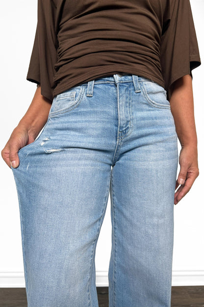 The Nikki High-Rise Extreme Wide Leg Denim