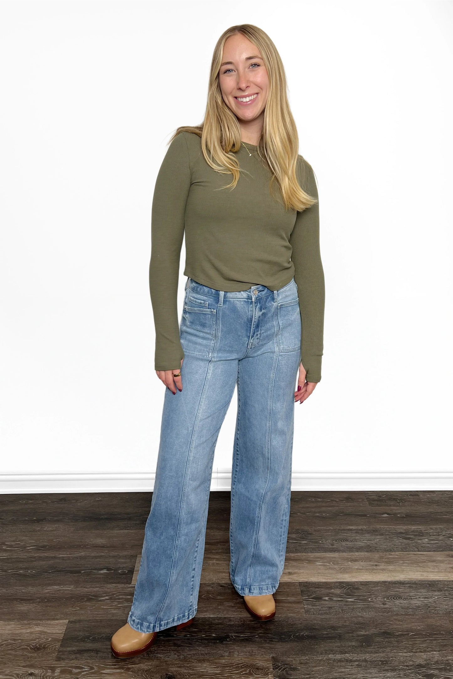 The Constance High-Rise Extreme Wide Leg Denim