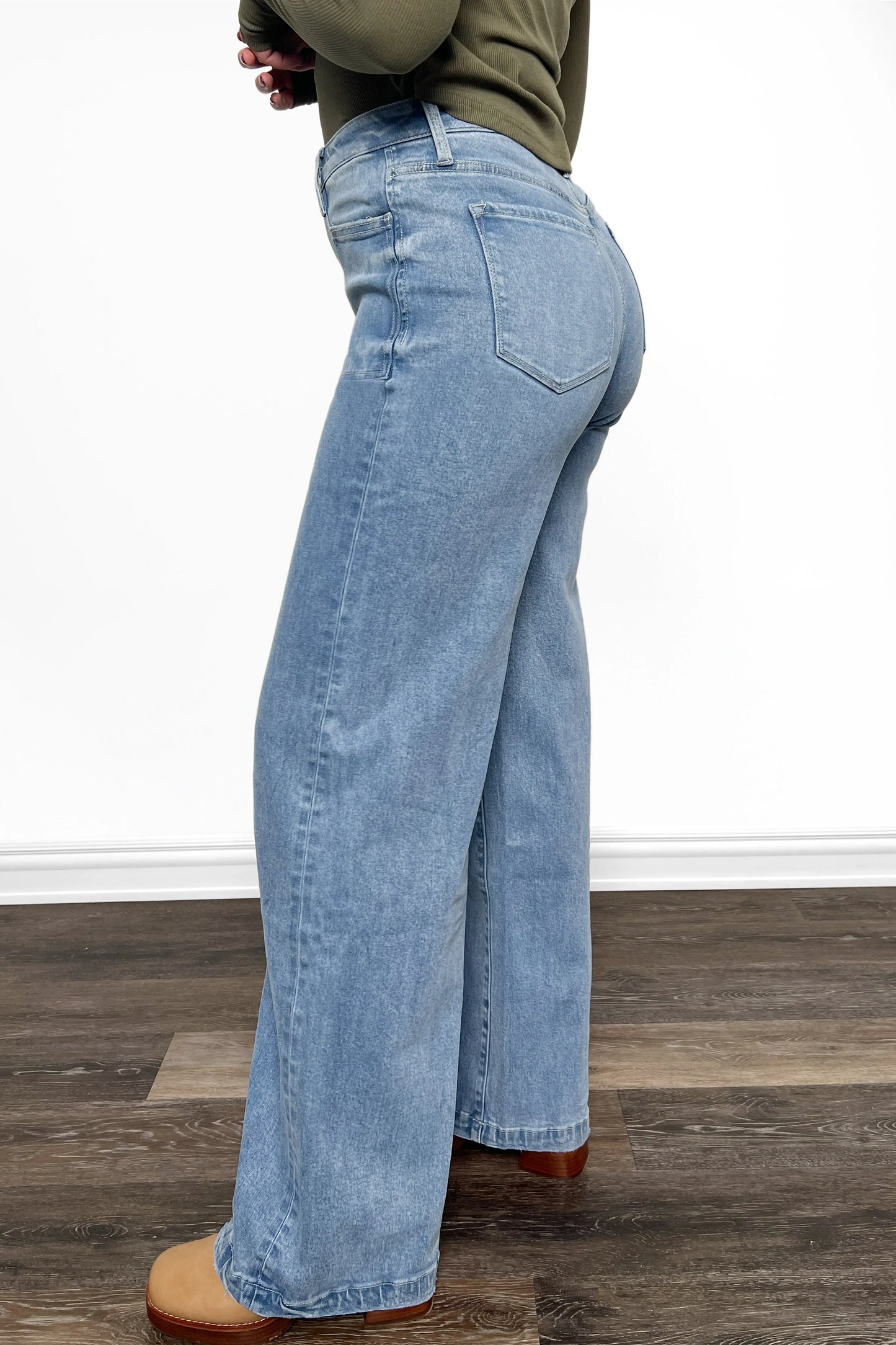 The Constance High-Rise Extreme Wide Leg Denim