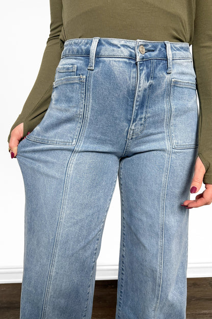 The Constance High-Rise Extreme Wide Leg Denim