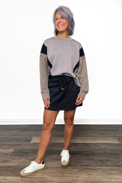 ALB Custom Women's Black Drawstring Skort *Two Lengths*