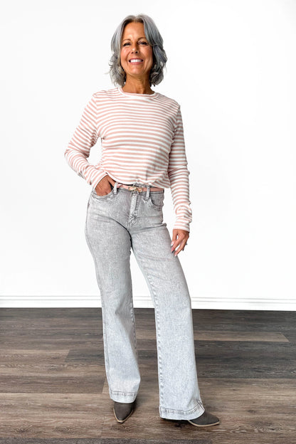 The Maisie High-Rise Tummy Control Straight Leg Denim