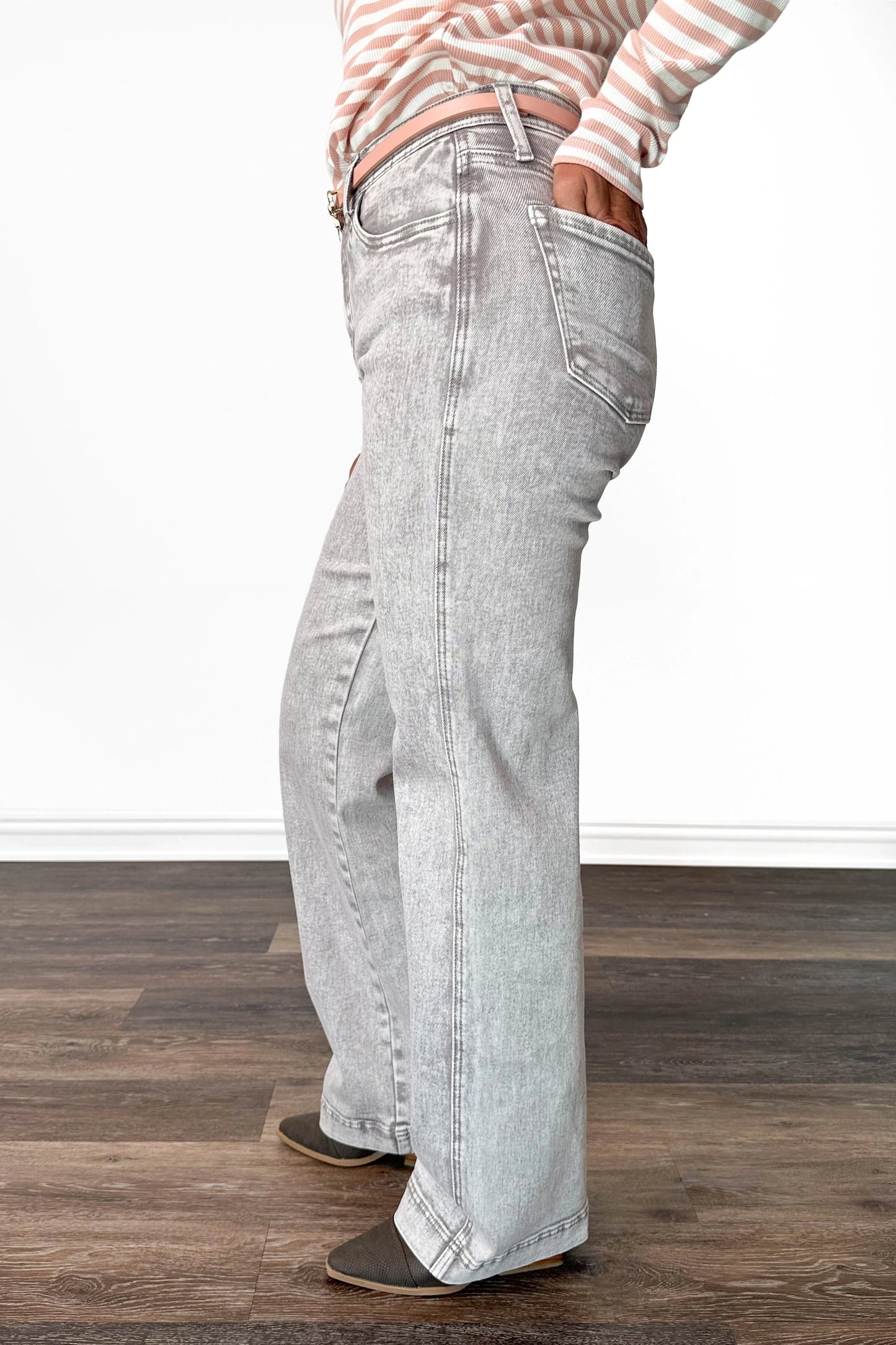 The Maisie High-Rise Tummy Control Straight Leg Denim