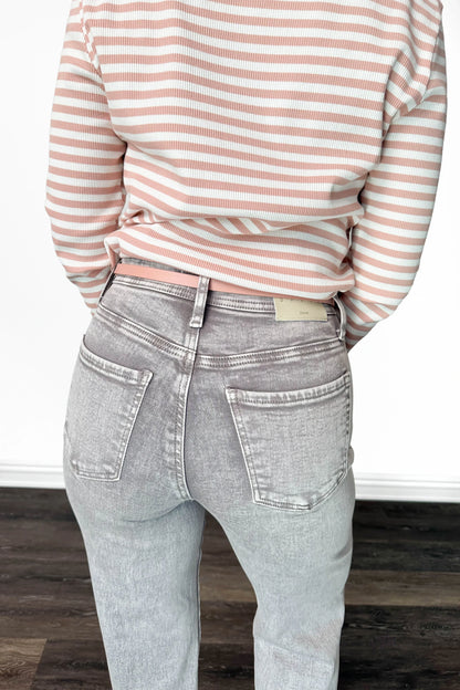 The Maisie High-Rise Tummy Control Straight Leg Denim