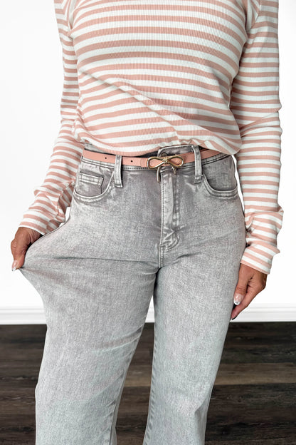 The Maisie High-Rise Tummy Control Straight Leg Denim