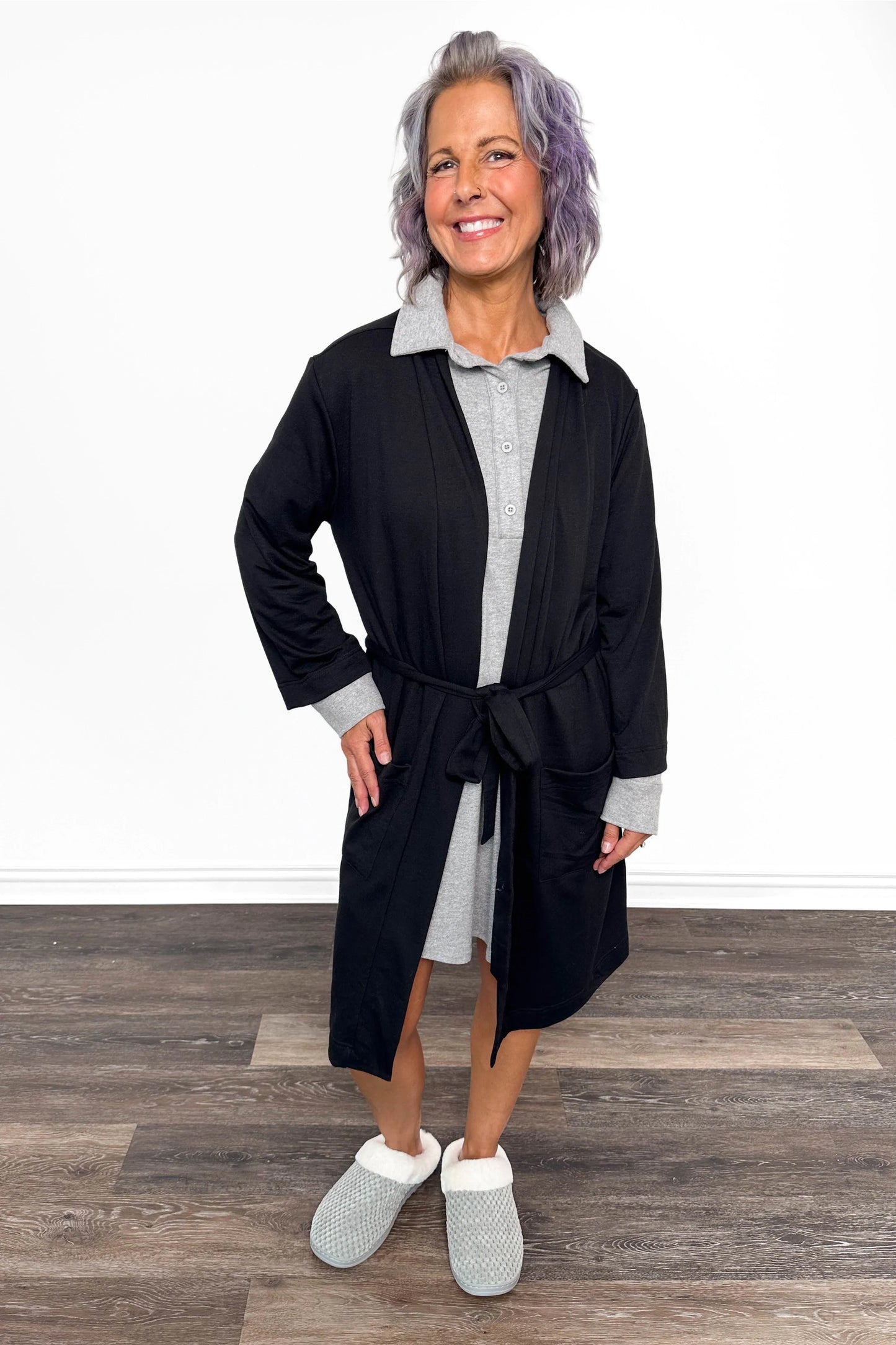 ALB Custom Women's Luxe Front Tie Robe