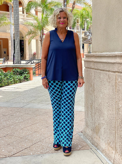 SEASIDE BLUE PALAZZO PANT