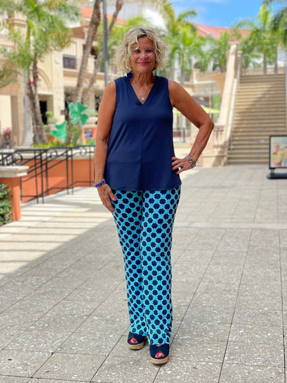 SEASIDE BLUE PALAZZO PANT