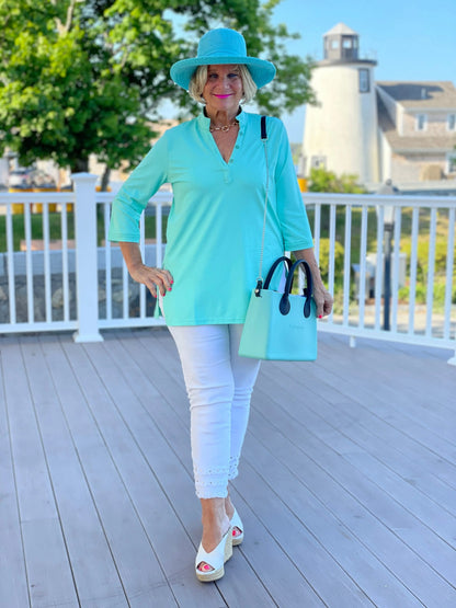 SEAGLASS AQUA TUNIC