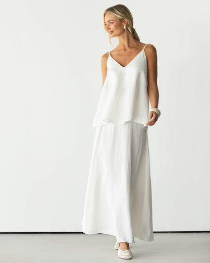 Una Cami Top | White