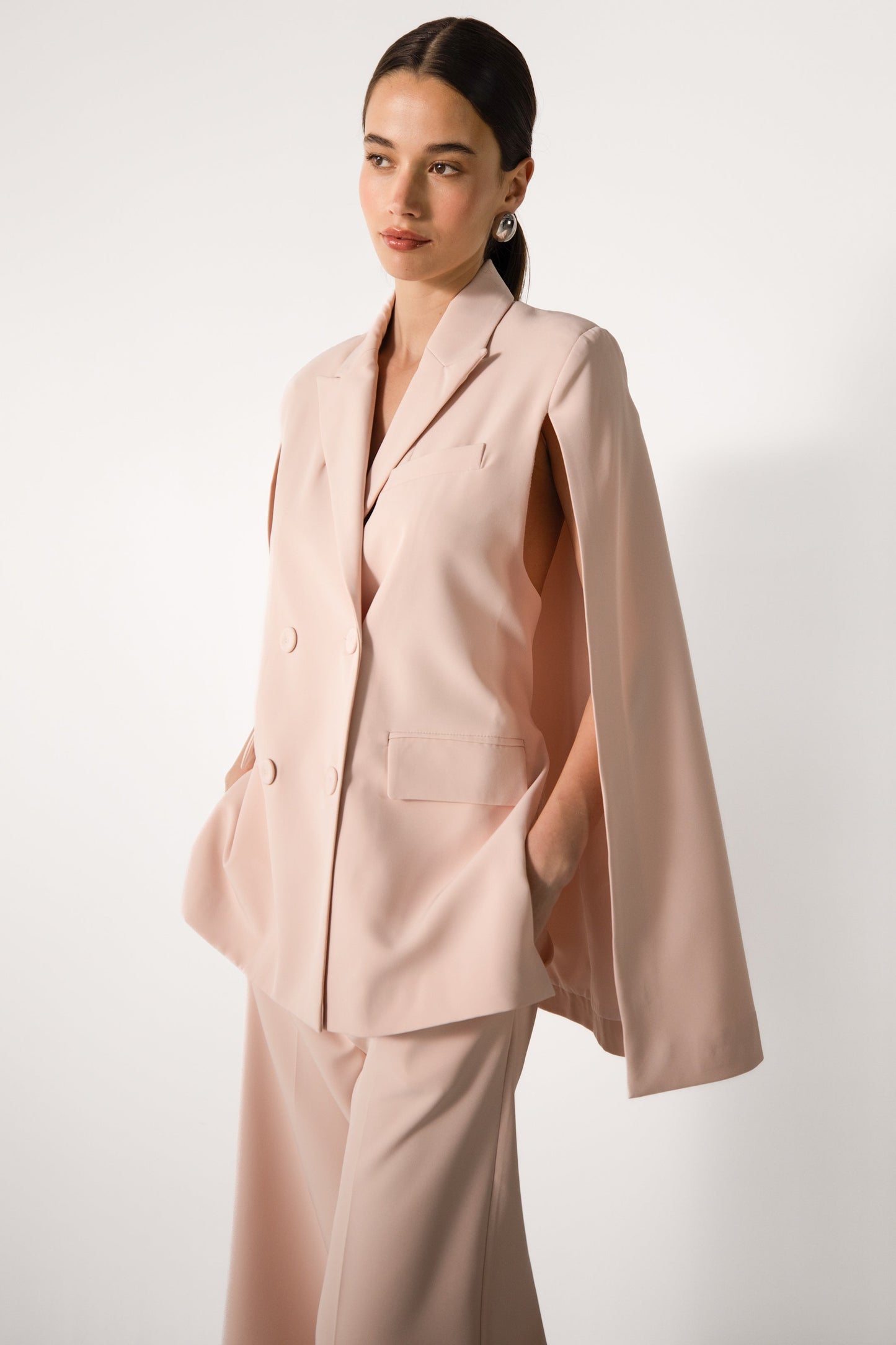 Spencer Tailored Blazer | Dusty Pink