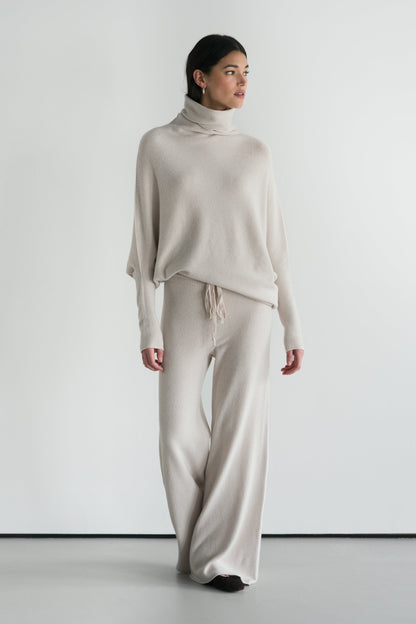 Relaxed Pants | Light Beige