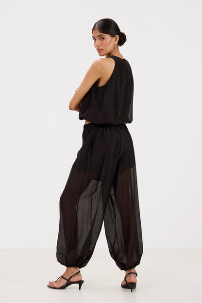 Jemima Balloon Top | Black