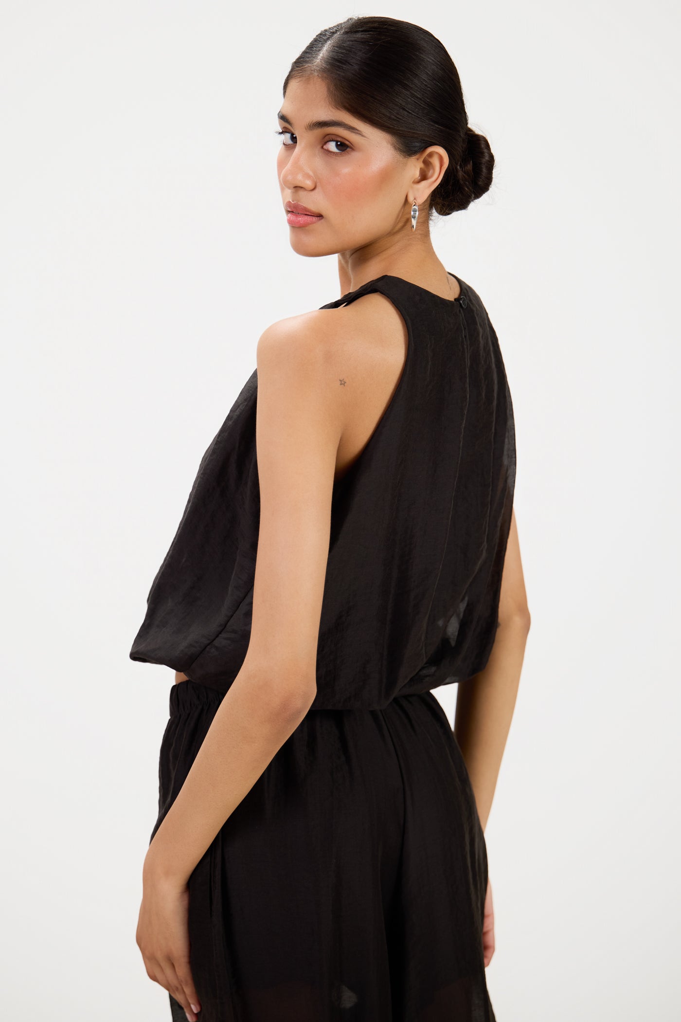 Jemima Balloon Top | Black