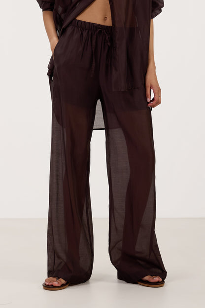 Jemima Trousers | Chocolate Brown