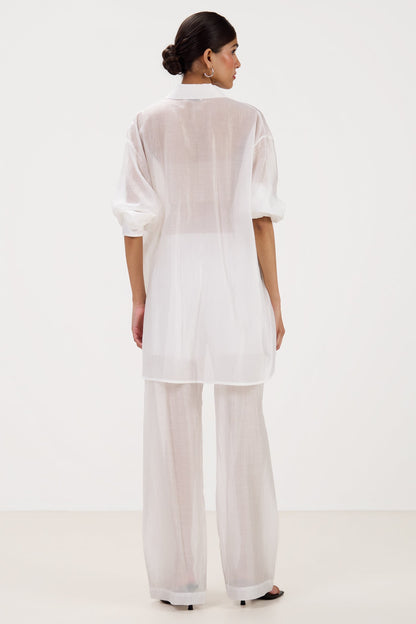 Jemima Oversized Shirt | White