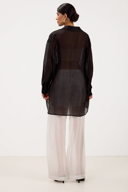 Jemima Oversized Shirt | Black