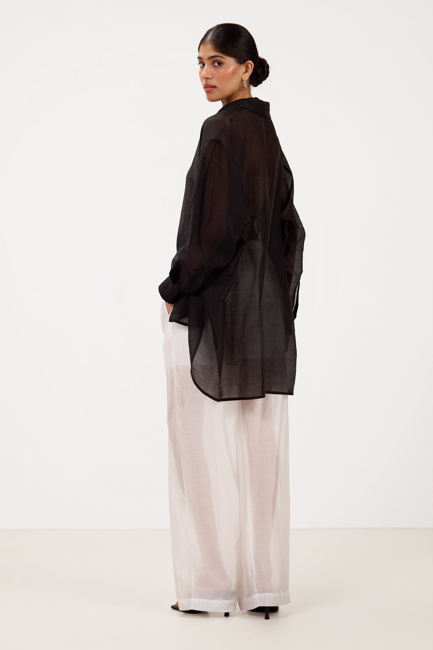 Jemima Oversized Shirt | Black