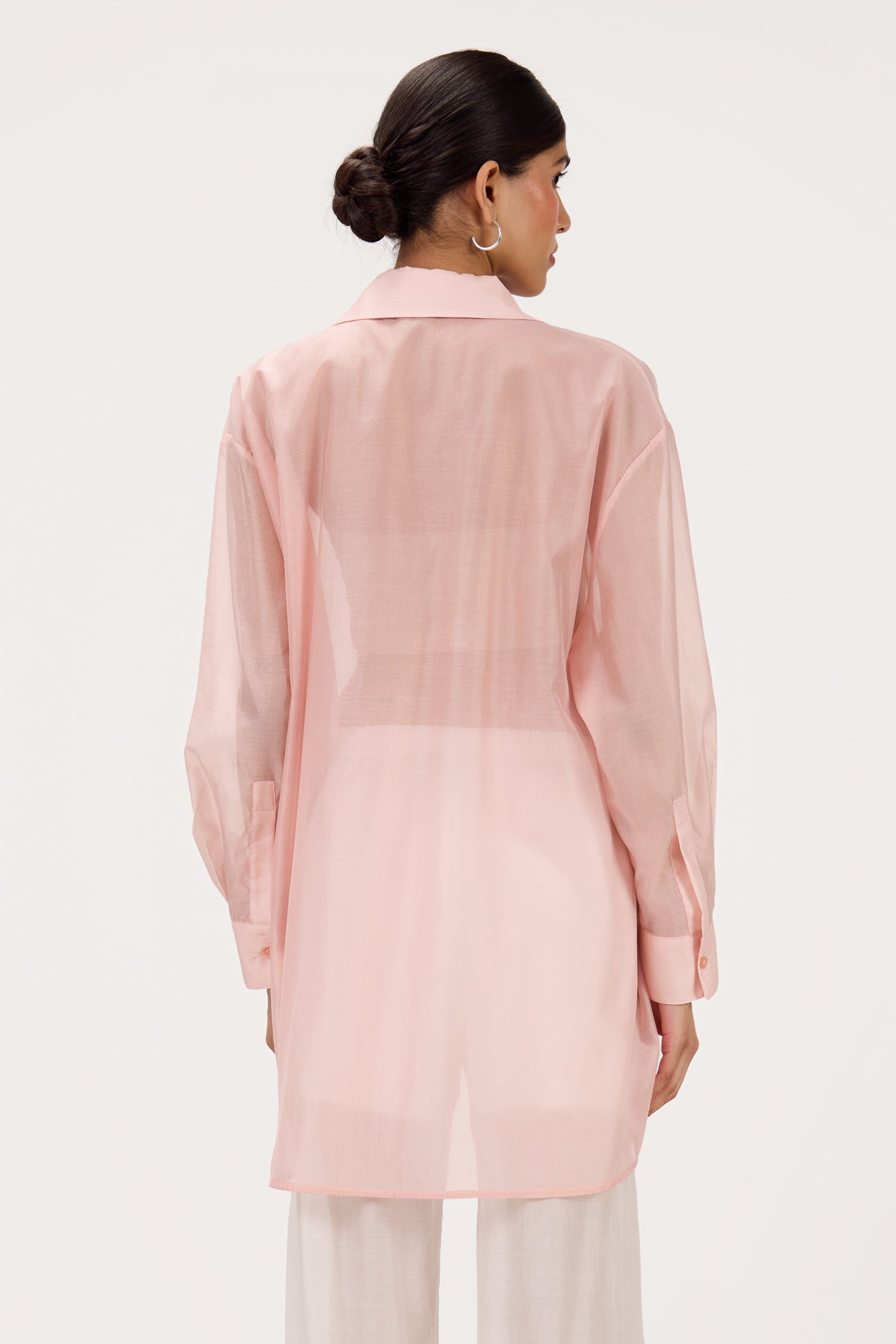 Jemima Oversized Shirt | Pastel Pink