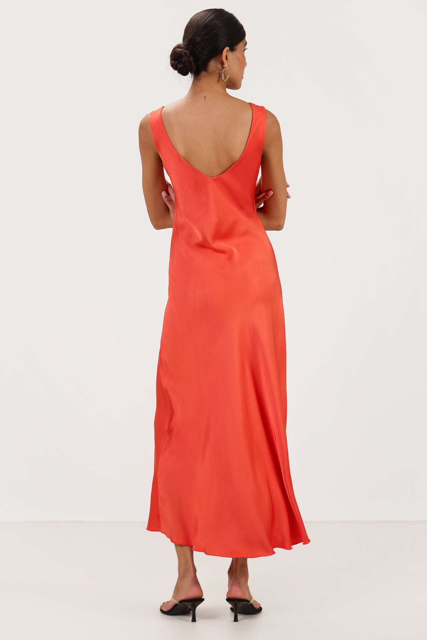Liora Satin Maxi Dress | Fiesta