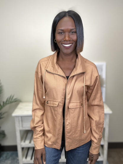 Legend Of The Night Women's Classic Cropped Zip Up Jacket