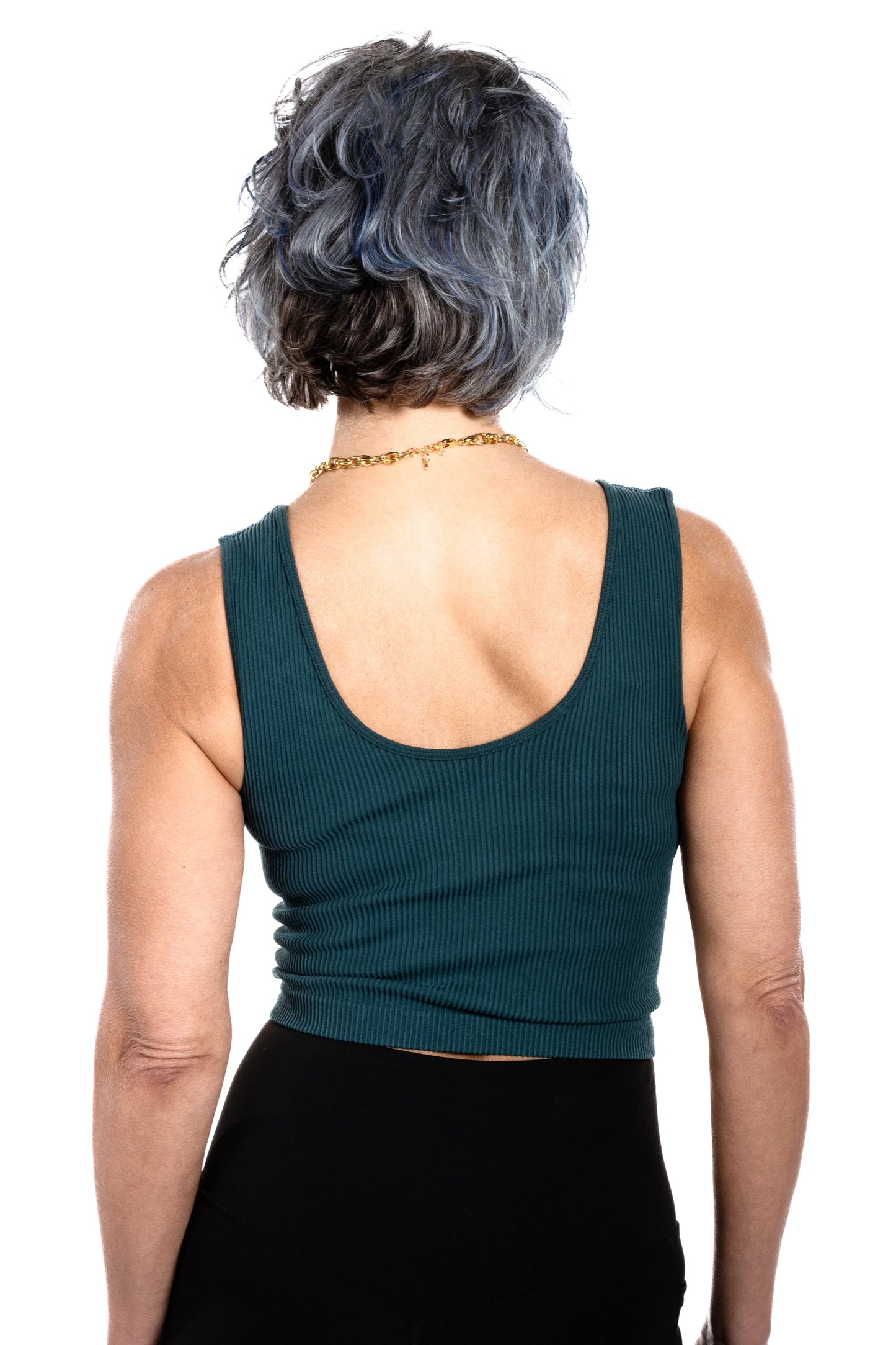Women's Round Neck Ribbed Bralette