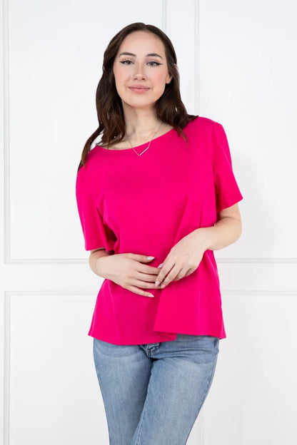 Vital Women's Ruched Short Sleeve Top