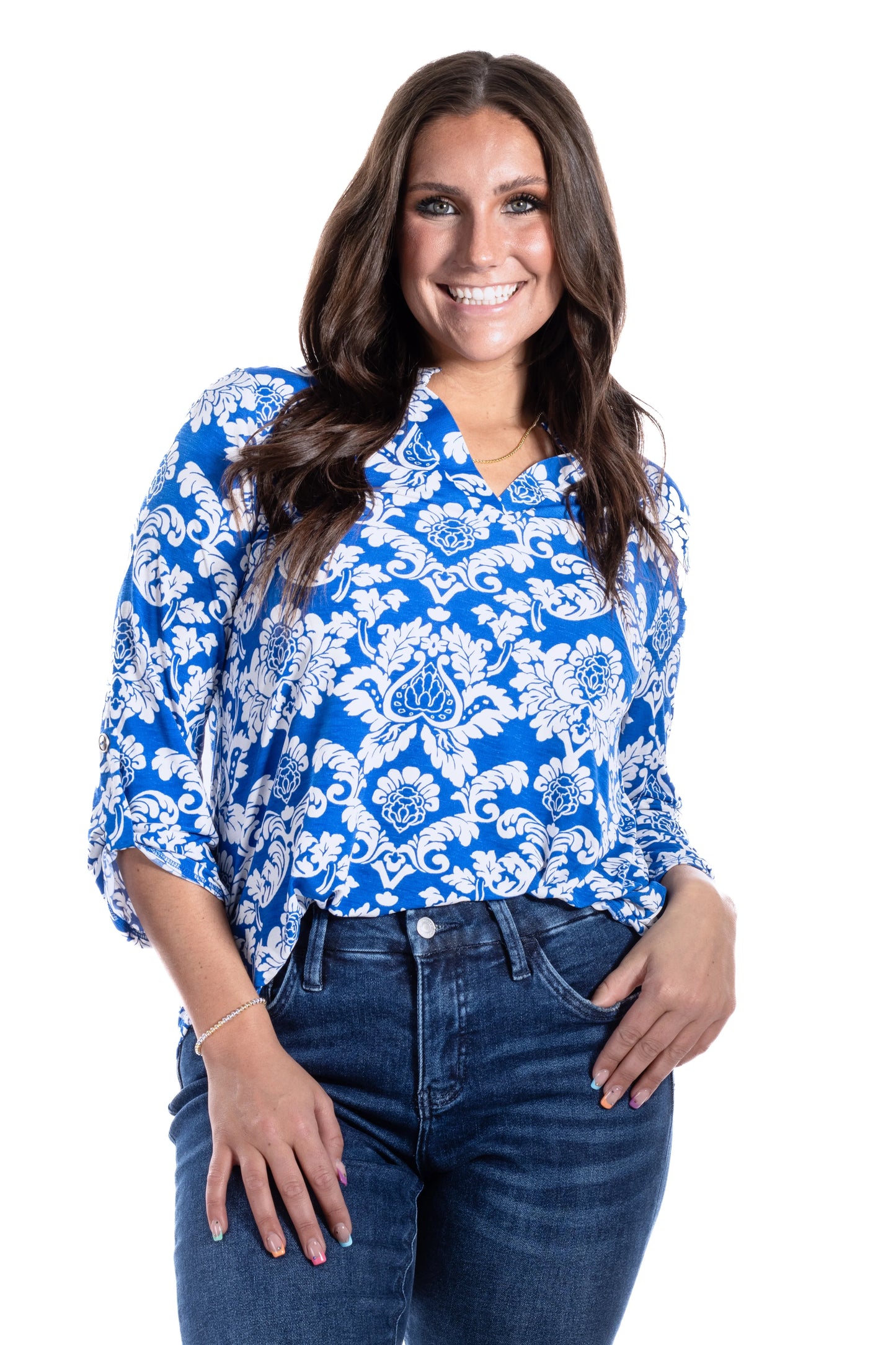 Lizzy Women's 3/4 Sleeve Top