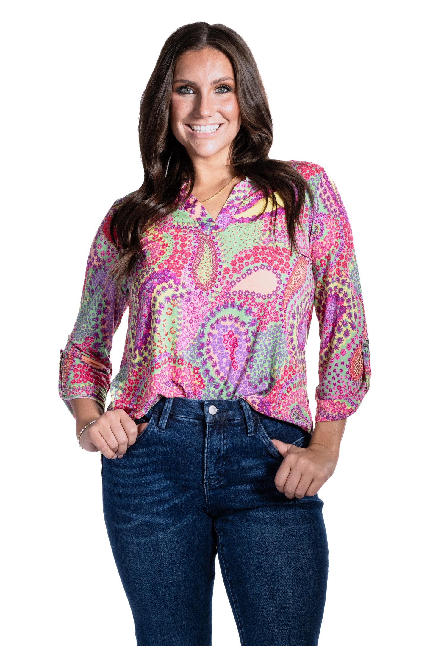 Lizzy Women's 3/4 Sleeve Top