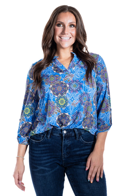 Lizzy Women's 3/4 Sleeve Top