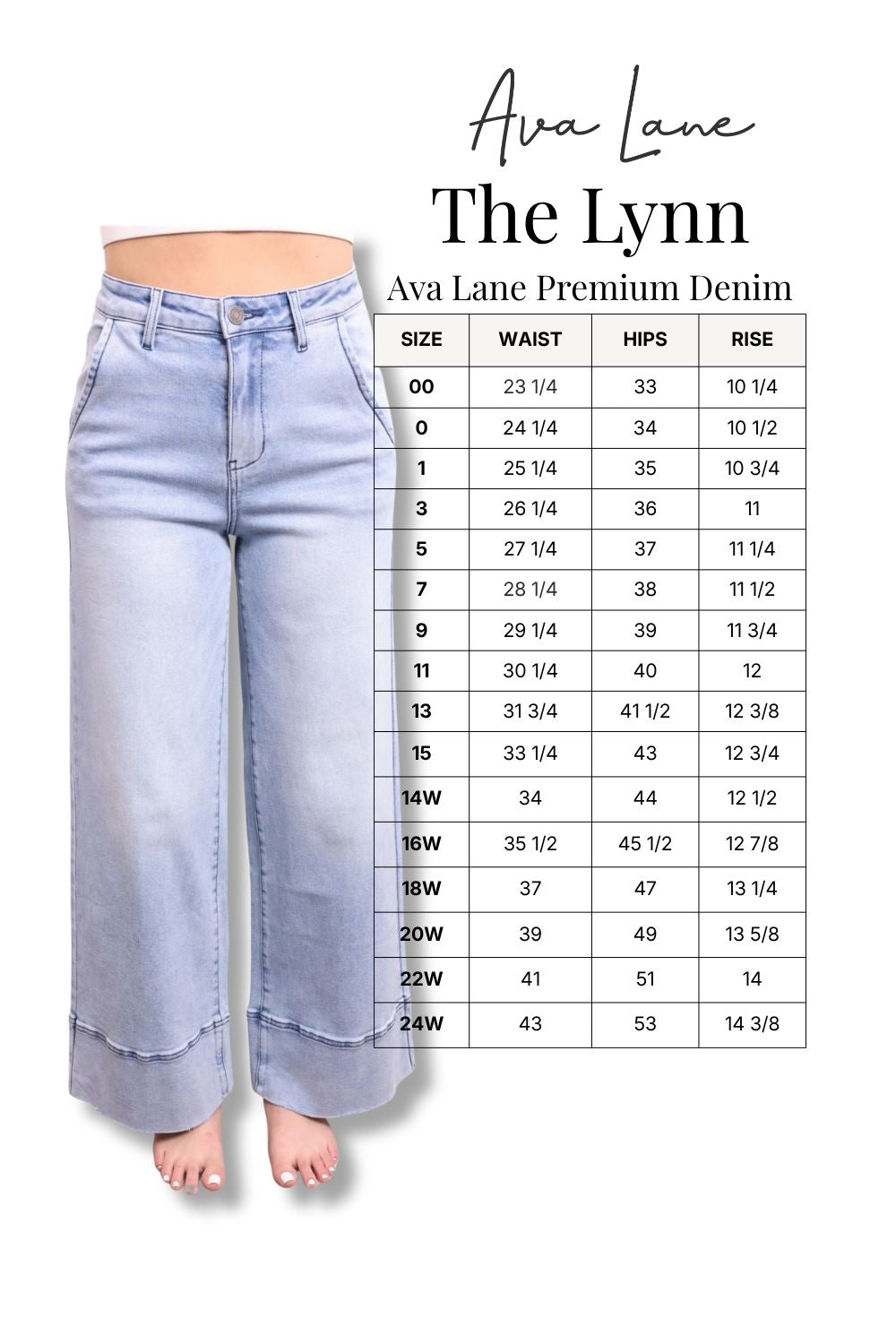 The Lynn High-Rise Booty Lifting Wide Leg Jeans