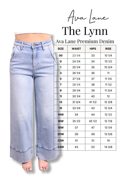 The Lynn High-Rise Booty Lifting Wide Leg Jeans