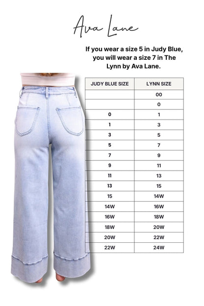 The Lynn High-Rise Booty Lifting Wide Leg Jeans