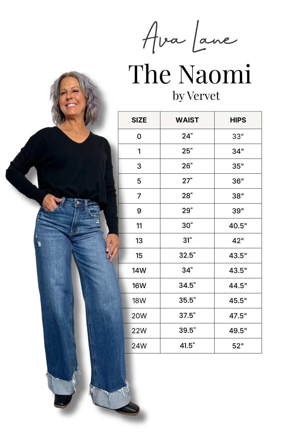 The Naomi Super High-Rise Relaxed Fit Wide Leg Denim