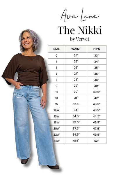 The Nikki High-Rise Extreme Wide Leg Denim