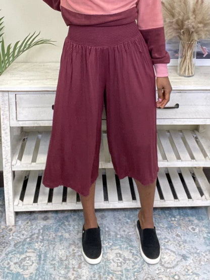 Secret Crush Women's Smocked Waist Pants