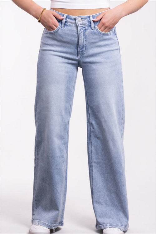 The Felicity High-Rise Tummy Control Wide Leg Denim - Three Inseams