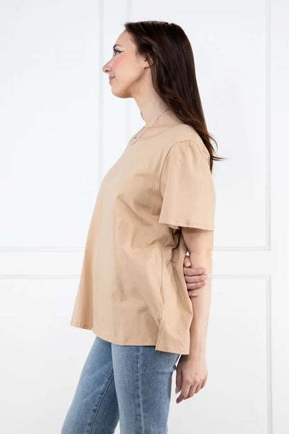 Vital Women's Ruched Short Sleeve Top