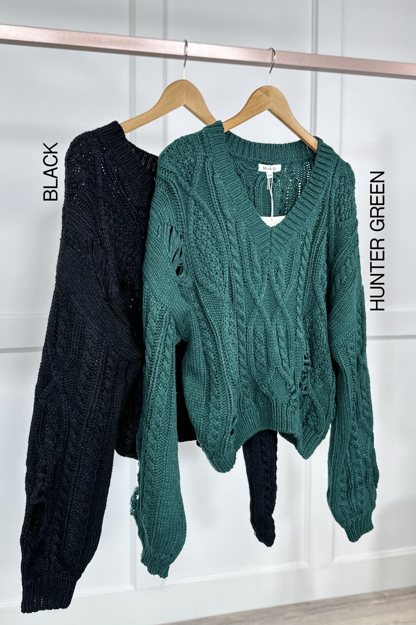 Ripping Through Time Women's Layering Open Knit Sweater