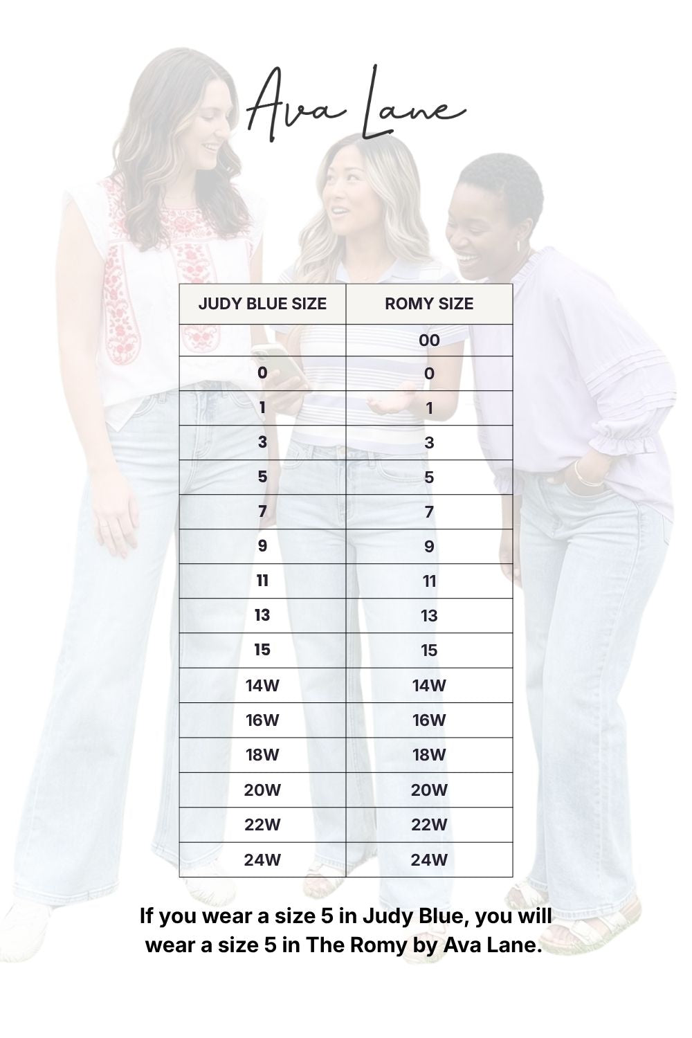 The Romy High-Rise Tummy Control Wide Leg Denim - Three Inseams (Blue)