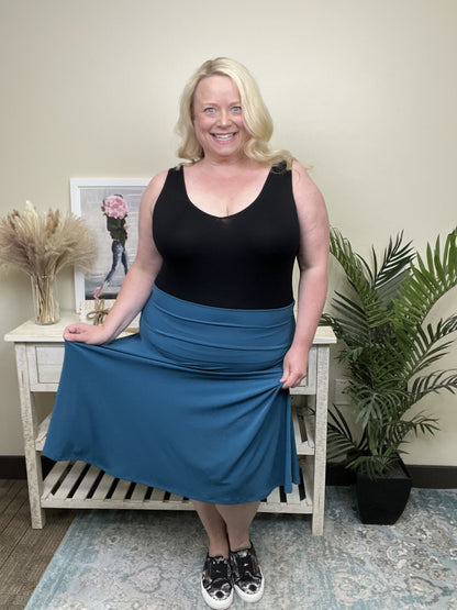 New Addiction Women's A-Line Straight Hemline Skirt