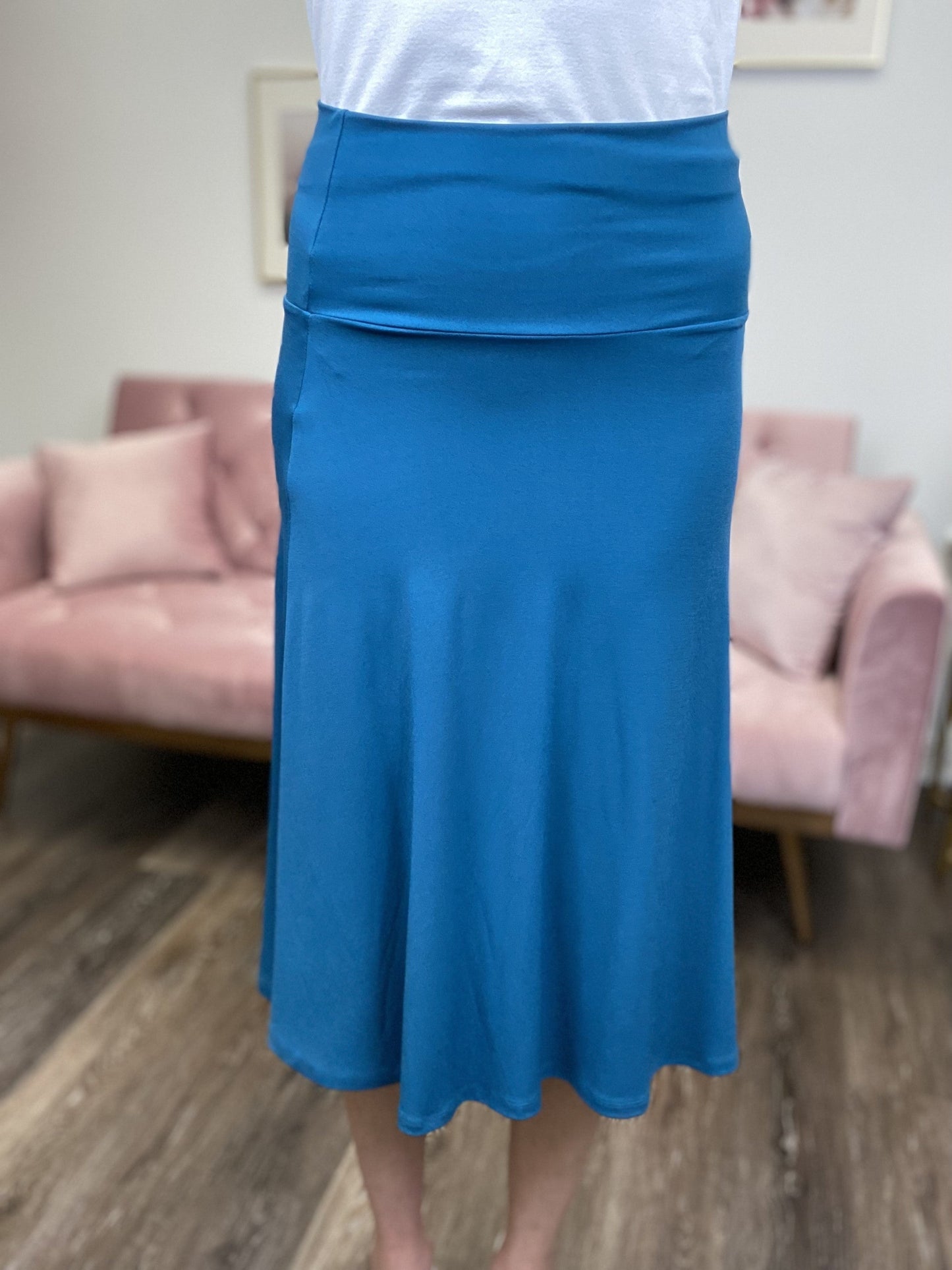 New Addiction Women's A-Line Straight Hemline Skirt