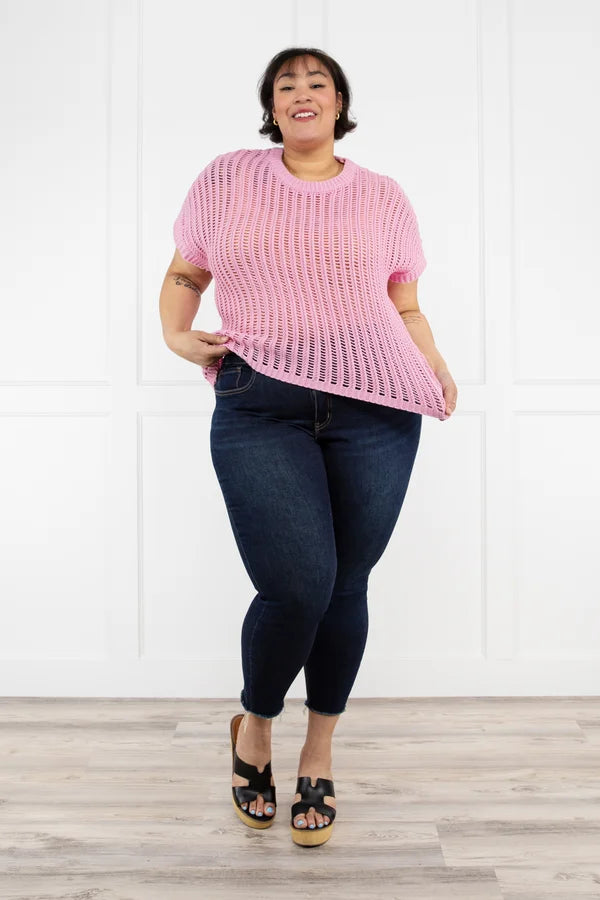 A Little Breezy Women's Open Weave Sweater