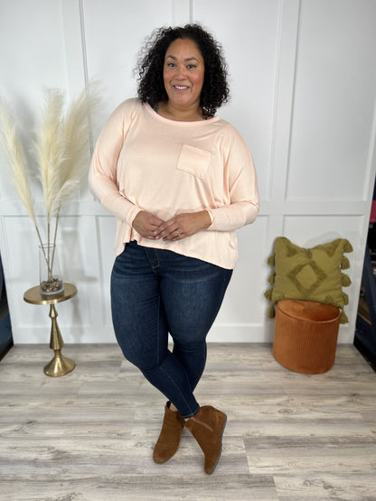 Lets Travel Women's Soft Relaxed Long Sleeve Top