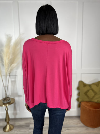 Lets Travel Women's Soft Relaxed Long Sleeve Top