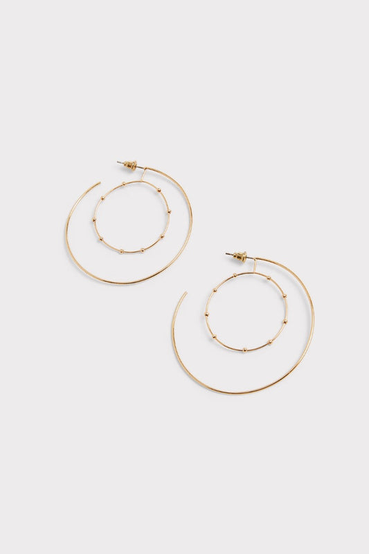 Kelly Double Hoop Earrings