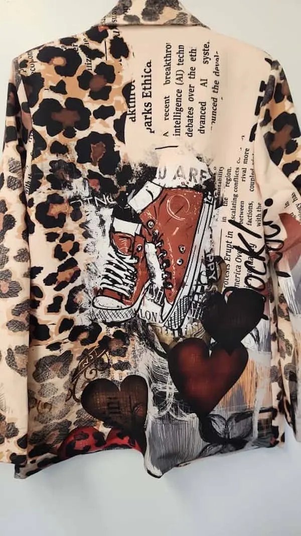 One Size Urban Wild – Leopard Print Blazer