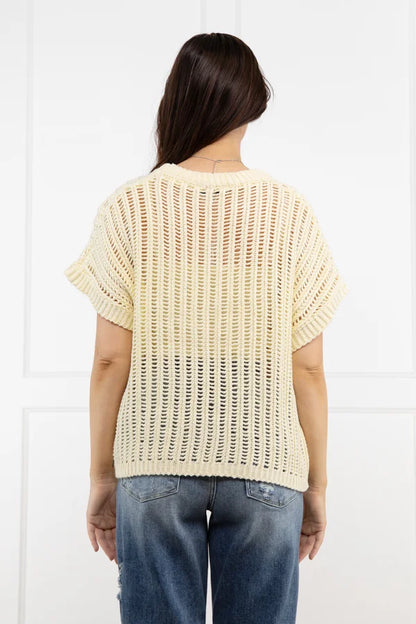 A Little Breezy Women's Open Weave Sweater