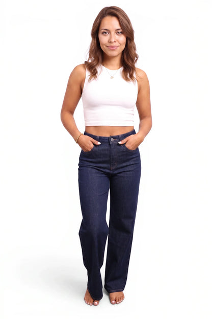 The Julie High-Rise Tummy Control Straight Leg Jeans